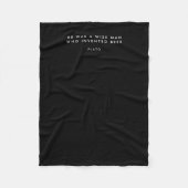 Aangepaste fleece dekens gepersonaliseerde cadeaus (Voorkant)