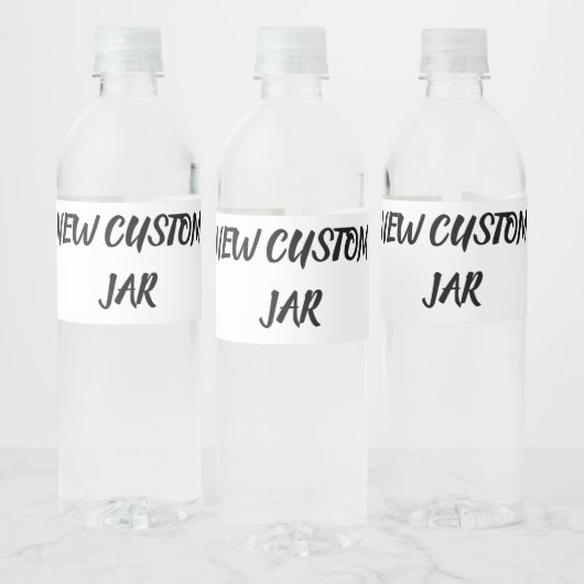 Aangepaste fles waterfles etiket (Flessen)