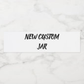 Aangepaste fles waterfles etiket (Enkel label)