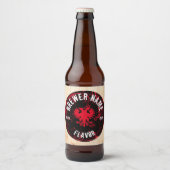 Aangepaste flesetiket Sticker, ambachtelijk brouwe Bier Etiket (Voorkant)