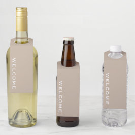 Aangepaste Fleshalslabels voor de Hospitality Indu Flessenhanger