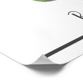 Aangepaste flesje met foto's en tekst rode wijn poster (Hoek)