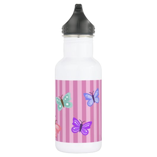 Aangepaste flesje met vlinderwater waterfles (Rechts)