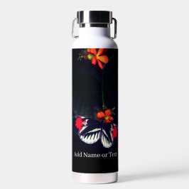 Aangepaste flesje met vlinderwater waterfles