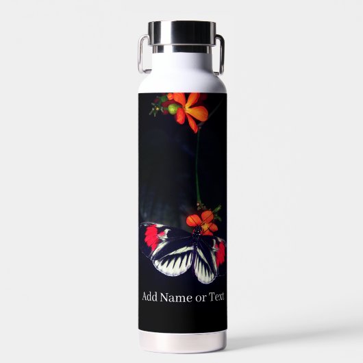 Aangepaste flesje met vlinderwater waterfles (Voorkant)