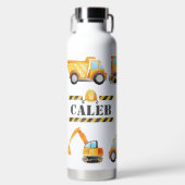 Aangepaste flesje voor bouwwater | Aangepaste naam Waterfles (Voorkant)