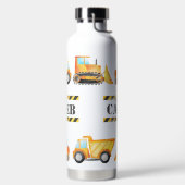 Aangepaste flesje voor bouwwater | Aangepaste naam Waterfles (Links)