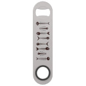 Aangepaste flesopening vissnelheid speed flessenopener (Voorkant)