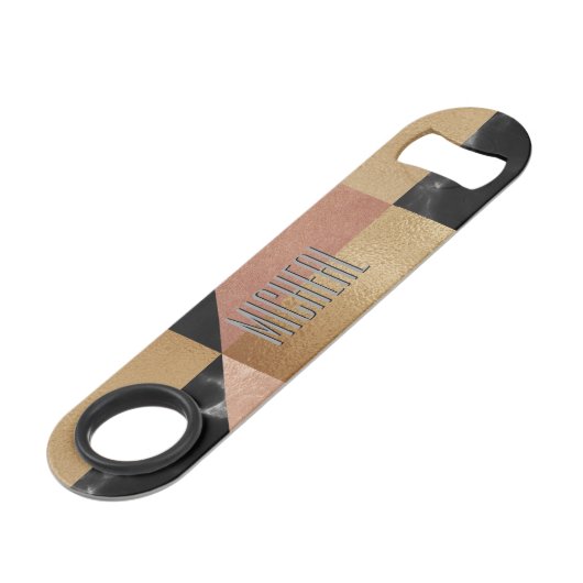 Aangepaste flesopening voor moderne metalen en mar speed flessenopener (Achterkant Gekanteld)