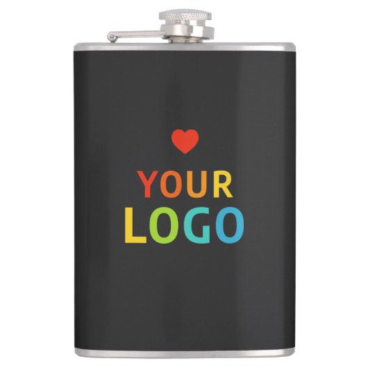 Aangepaste flessen met uw zakelijke Logo Heupfles (Voorkant)