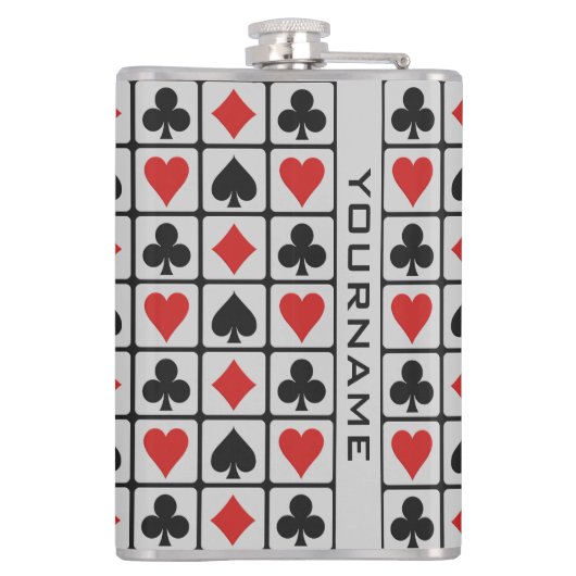 Aangepaste flessen voor kaartspeler heupfles (Achterkant)