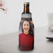 Aangepaste flessenkoeler met één foto-bier flesjeskoeler