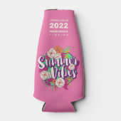 Aangepaste flessenkoeler voor tekstzomerflesjes flesjeskoeler (Voorkant)