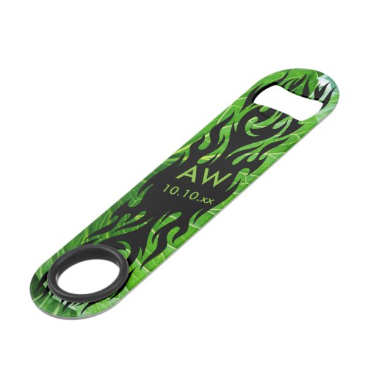 Aangepaste flessenopening voor monogram speed flessenopener (Voorkant Gekanteld)