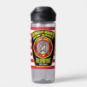 Aangepaste flessenstijl: CamelBak Eddy®, formaat:  Waterfles (Achterkant)