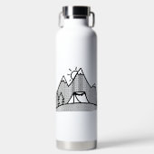 Aangepaste flessenstijl water: Dun kopervacuüm Ins Waterfles (Voorkant)