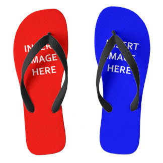 Aangepaste flip Flop Summer Sandal Thong Sjabloon 