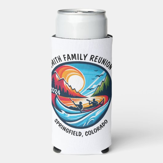 Aangepaste floattrip seltzer blikjeskoeler (Seltzer Voorkant)