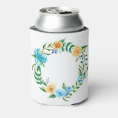 Aangepaste flora Wreath Blikjeskoeler (Blikje Achterkant)