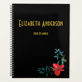 Aangepaste Floral 2020-planner Planner