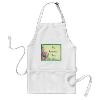 Aangepaste Floral achtergrondillustraties Standaard Schort