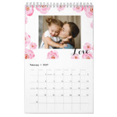 Aangepaste Floral Agenda Kalender (Feb 2027)