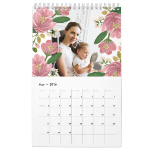 Aangepaste Floral Agenda Kalender