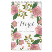 Aangepaste Floral Agenda Kalender (Hoes)