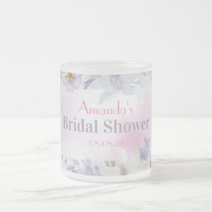 Aangepaste Floral Bachelorette Favor Matglas Koffiemok