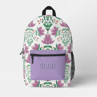 Aangepaste Floral Bedrukte Rugzak