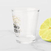 Aangepaste Floral-Birthday Favor Shot Shot Glas (Rechts)