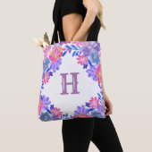 Aangepaste Floral Bouquet Tote Bag (Dichtbij)