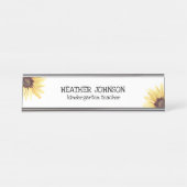 Aangepaste Floral Bureau Naambordje (Voorkant)