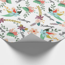 Aangepaste Floral Cadeaupapier