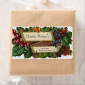 Aangepaste Floral Canning Jar, Craft Label (Insitu)