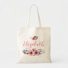 Aangepaste Floral-Canvas tas