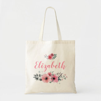 Aangepaste Floral-Canvas tas