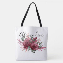 Aangepaste Floral Canvas tas