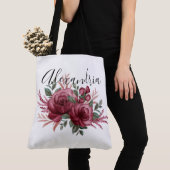 Aangepaste Floral Canvas tas (Dichtbij)