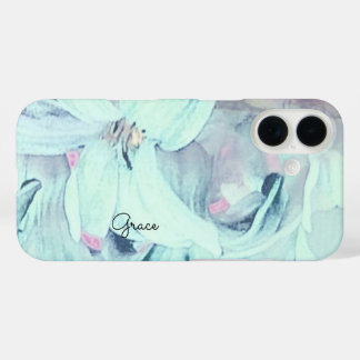 Aangepaste Floral iPhone 16 Hoesje