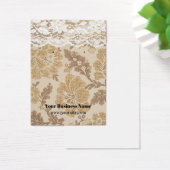 Aangepaste  Floral Damask Lace-kaart Visitekaartje (Bureau)