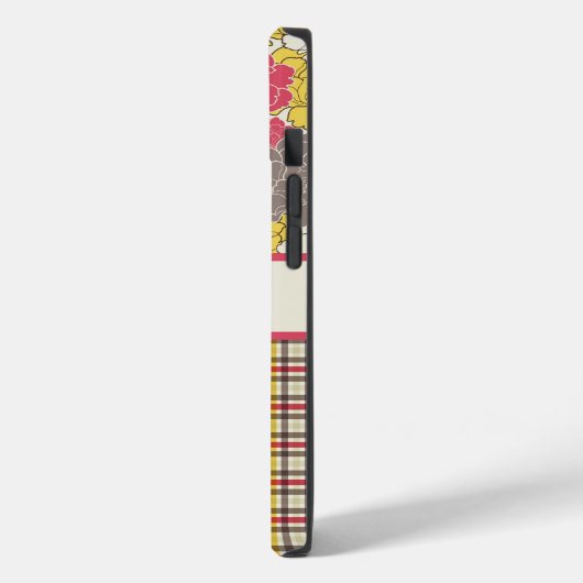 Aangepaste Floral- en speldentelefoonkwestie Case-Mate iPhone Case (Achterkant / Links)