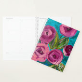 Aangepaste Floral- en Stripe Planner (Display)