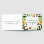 Aangepaste Floral Gastenboek (Volledig)