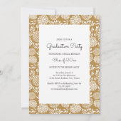 Aangepaste Floral Gradual Partij Uitnodiging (Achterkant)