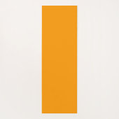 Aangepaste Floral Green Sinaasappel Black Cat Yogamat (Achterkant)