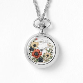 Aangepaste Floral Horloge