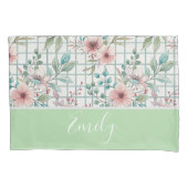 Aangepaste Floral Kussensloop (Voorkant)