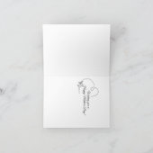 Aangepaste Floral-Moederdag Bedankkaart (Binnen)