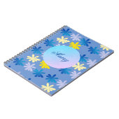 Aangepaste Floral Notitieboek (Linkerzijde)